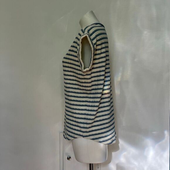 24/7 Maurice’s Nautical stripe short sleeve top - Picture 4 of 6